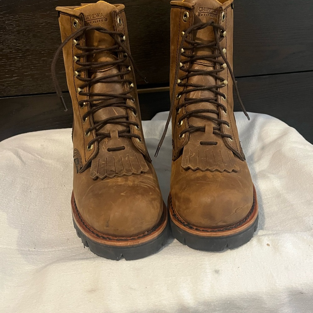 Chippewa Ladies Brown Leather Boots